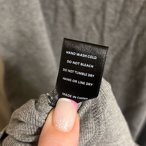 ✨Beige Botany Halter Maxi Grey Sz Large Dress✨ - Picture 7 of 7